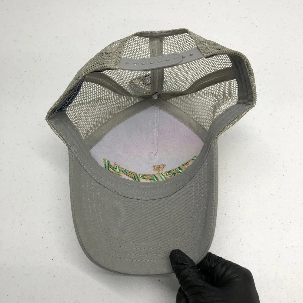 Colortone Crippy Hat Cap Snap Back Mens One Size Tie Dye Rainbow Mesh Trucker